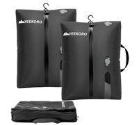 YEEKORO Sacchetti sottovuoto da viaggio, professionali, IP67, riutilizzabili, per valigie da viaggio, resistenti e salvaspazio, confezione da 2 pezzi, colore nero, senza pompa)