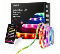 YEELIGHT Striscia LED Smart 5M, RGB+IC Smart Striscia Compatibile con Matter, Alexa, Google Home e Apple HomeKit, Luce LED con Controllo App(Hub E1 richiesto), Segmenti DIY e Sync Musica,per Soggiorno