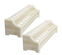 yeemeen Rack per Provette, 2Pcs Supporto per Provette a 3 Livelli, Porta Provette, Supporto Provette, Rack del Tubo Della Centrifuga per le Forniture di Chimica Della Scuola, 15mm 20 Posti