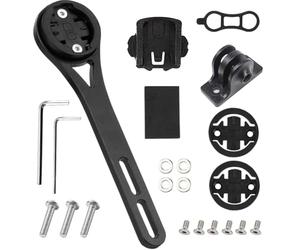 yeemeen Supporto Integrato Ciclocomputer, Supporto per Manubrio Integrato per Computer Mtb, Davanti Supporto per Manubrio Computer Bicicletta Supporto per Garmin Edge, Bryton, Videocamera Gopro