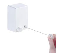 YEENAIV Filo stendibiancheria retrattile da 4,2 m, invisibile e anti-cedimento, linea Minky rotante, per interni ed esterni, resistente e allungabile