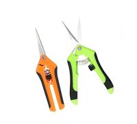 Yeenano Forbici Da Potatura,2 Pezzi Attrezzi Da Giardinaggio,Forbici Da Potatura Manuali In Acciaio Inossidabile,Kit Di Strumenti,Forbici Ergonomiche A Molla,Per Fioristi,Piante,Per Persone Artrite