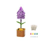 Yeenano Puzzle di blocchi di legno floreali,Fiori Secchi Decorativi, Puzzle 3D in Legno,Puzzles Mazzo di Fiori in Legnos Bloom Kit Modello Artigianale per la famiglia e l'amico