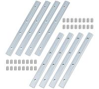 Yeepeo Confezione da 8 connettori per Binario scanalatura 8 30×30, connettore per Profilo in Alluminio M6 Connettore per Profilo da 180 mm, Profilo per Montante con Profilo in Acciaio al Carbonio zin