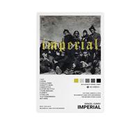 Yeepi Poster con copertina dell'album imperiale di Denzel Curry, poster su tela, decorazione artistica da parete per soggiorno, camera da letto, decorazione senza cornice, 30 x 45 cm