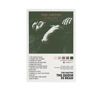 Yeepi Poster su tela con copertina di album The Smiths The Queen Is Dead, decorazione per camera da letto, sport, ufficio, camera da letto, regalo, senza cornice, 30 x 45 cm