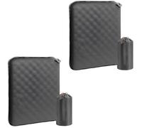 yeeplant 2 cuscini gonfiabili per sedile, in nylon leggero Tpu, 42 x 33 cm, per aereo e sedile da stadio, per esterni e casa