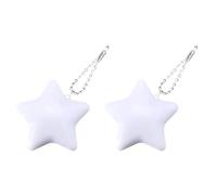 yeeplant 2 pezzi a forma di stella led borsa luce, alimentato a batteria armadio portatile, carino borsa decorazione con catena, piccolo 3 in sensore touch lampada da notte per le donne