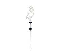 yeeplant 29.1 In Luce Fenicottero, Solar Powered Outdoor Neon Yard Pali, Impermeabile Metallo & Plastica Per Giardino, Prato, Patio Decor
