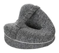 yeeplant Cuscino per ginocchio a forma di cuore, supporto per gambe in memory foam, per chi dorme di lato, allineamento della colonna vertebrale, supporto per fianchi e gambe con cinghia, design cavo