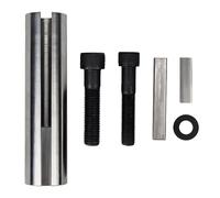 yeeplant Kit adattatore albero pedivella - 6 pezzi per motori a gas, conversione puleggia da 1 a 1 1/8", include chiavi e rondelle