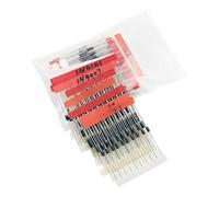 yeeplant Kit di diodi raddrizzatori assortiti, 6 pezzi con 8 valori, 1N4148 1N4007 Fr107 1N5408 e 1N5822, con commutazione rapida, Schottky e prestazioni ad alta temperatura