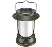 yeeplant Lanterna da campeggio, Illuminazione di emergenza esterna, Luce notturna portatile, Led solare, Ricarica USB di tipo C, Oscuramento continuo, Portatile, 14 x 8 cm