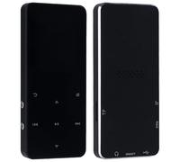 yeeplant Lettore Mp3 da 128 Gb con Wireless e Radio Fm, Suono Lossless e Touch Screen, Supporta E-Book, Auricolari e Cavo di Ricarica, Nero