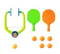 yeeplant Set di allenamento da ping pong, gioco da interno regolabile, include 2 racchette, 6 palline, portatile, coordinazione occhio-mano, salvaspazio, regalo ideale