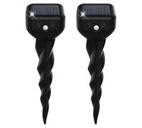 Yeerain 2 Pezzi Anti Talpa Solare, Repellente Talpa, Efficace contro Talpe, Serpenti, Arvicole, Gophers e Altri Animali-Nero