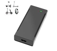 Yeerain Caricatore Trotinette Elettrico, 42 V 2 A Caricabatterie Hoverboard 36 V Monopattino Batteria con 4 connettori