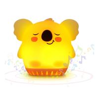Yeerain White Noise Machine Baby con luce notturna, supporto per addormentarsi, 20 suoni rilassanti e ricaricabili tramite USB