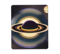 yefan Bellissimo tappetino per mouse Saturnmouse, tappetino per mouse con base in gomma antiscivolo per ufficio, gioco, apprendimento, 17,8 x 21,8 cm.