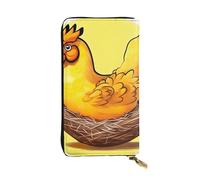yefan Bird'S Nest Golden Chicken Wallet, portafoglio con cerniera da donna, portafoglio lungo da donna, portafoglio organizer multi-carta, portafoglio con frizione, Nero , Taglia unica
