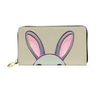 yefan Carino Little Bunny Portafoglio, Portafoglio con cerniera, Multi-Card Organizer Portafoglio, & Grande Capacità, 7,48 x 4,13 pollici (circa 19 x 10,5 cm), Nero , Taglia unica