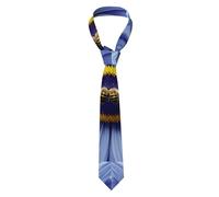 yefan Cravatta da uomo con fiore e cuore, 8 cm, adatta per l'uso quotidiano, affari, matrimoni, feste.