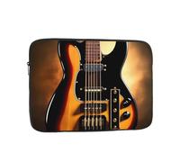 yefan Custodia protettiva per chitarra strumentale, uno scomparto principale, senza divisori, adatta per viaggi, ufficio, ecc., Nero , 15 inch