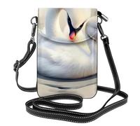 yefan Cute Little Swan - Borsa a tracolla da donna, portafoglio con cerniera, borsa a tracolla, tracolla regolabile.
