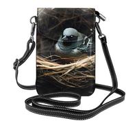 yefan Little Bird Nest - Borsa a tracolla da donna, portafoglio con cerniera, borsa a tracolla, tracolla regolabile.