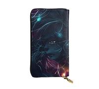 yefan Portafoglio The Girl in The Dream, portafoglio con cerniera da donna, portafoglio lungo da donna, portafoglio organizer multi-carta, portafoglio con frizione, Nero , Taglia unica