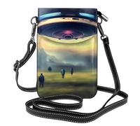 yefan Ufo Landing - Borsa a tracolla da donna, con cerniera, borsa a tracolla, tracolla regolabile.