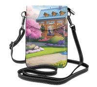 yefan Unicorn Fairy Tale Borsa a tracolla da donna, portafoglio per telefono con cerniera, borsa a tracolla, tracolla regolabile.