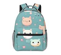 yefan Zaino da viaggio Cute Fox, zaino casual leggero e unisex, adatto per scuola, studio e viaggi.