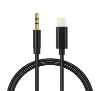 yefix Cavo AUX Compatibile con iPhone a Jack 3,5mm | Adattatore Audio Auto, Cavo Stereo, Compatibile con iPhone 15/14/13/12