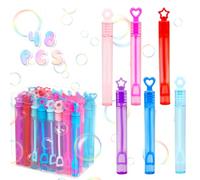 Yegookay 48 Mini Bolle di Sapone Gadget Compleanno Bambini 2025 I Bolle Sapone Bambini Fine Festa Gadget Bluey per Compleanno Wedding Bag Matrimonio Kit Saponette Profumate Bomboniere
