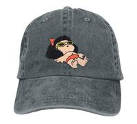 YEGTQAON Cappello Multicolore Mafalda Cartoon Vintage e Classico Berretto da Donna con Visiera Cappelli da Spiaggia Cappelli di Protezione Visiera Personalizzati