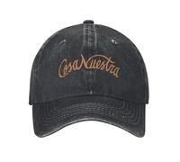 YEGTQAON Vintage e Classico Alejandro Cosa Nuestra Casual Berretto da Baseball Sport all'Aria Aperta Cappelli Hip Hop Estate Unisex Uomo Montato retrò Berretti da Baseball Durevole e Confortevole