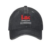 YEGTQAON Vintage e Classico Heckler e Koch Firearms Casual Berretto da Baseball per Le Donne Uomo Estate Nessun compromesso con HK Hat y2k Cool Sunscreen Caps Resistente e Confortevole