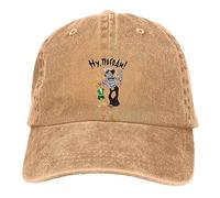 YEGTQAON Vintage e Classico Lavato Uomo Berretto da Baseball Classico Trucker Snapback Caps papà Cappello Nu Pogodi Beh, Just You Wait Cartoni Animati Cappelli da Golf durevoli e Confortevoli