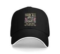 YEGTQAON Vintage e Classico Non li conosciamo Tutti, ma li dobbiamo Tutti Sun Baseball cap Estate Unisex Men Memorial Day Trucker Hat Casual Baseball Caps Resistente e Confortevole
