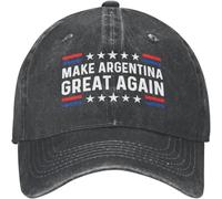 YEGTQAON Vintage e Classico Rendere l'Argentina Grande di Nuovo Berretto da Uomo Cappelli da papà Cappello Carino Resistente e Confortevole