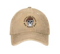 YEGTQAON Vintage e Classico Vintage SAS Skull Special Air Service Baseball Caps Men Distressed Denim Sun cap British Army Special Forces Sniper Caps Cappello Resistente e Confortevole