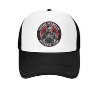 YEGTQAON Vintage e Classico Wolfenstein Video Game Berretto da Baseball Casual Distressed Denim Snapback Cappello Unisex Stile attività all'aperto Cappelli cap Durevole e Confortevole
