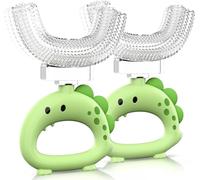 Yehanxue Spazzolino da denti a forma di U, adatto per bambini, spazzolino manuale per tutta la bocca dei bambini, adatto per bambini dai 2 ai 4 anni, dai 5 anni, dai 6 anni in su.