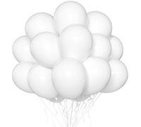 Yehnda Palloncini Bianchi in lattice 100 pezzi 30 Cm Matrimonio Battesimo Fidanzamento Baby Shower Nascita Doccia Nuziale Festa Decorazioni