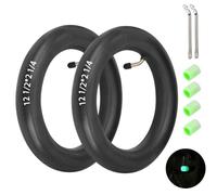 YEHOLDING 12 pollici Passeggino Tubo 12 1/2 x 2 1/4 57-203 Doppio Spessore Tubo Con Valvola Ad Angolo 45° incl. Leve Di Montaggio, 12,5 x 2,25 Tubo Compatibile Per Passeggino Triciciclo Bicicletta