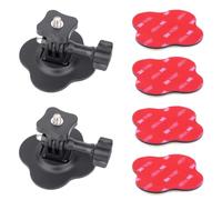 YEHOLDING Supporto adesivo flessibile per casco Insta360 X5 X4, X3, X2, Ace Pro, Ace, Action Cam accessorio compatibile con GoPro Hero, SJCAM, telecamera panoramica (2 per pacchetto)
