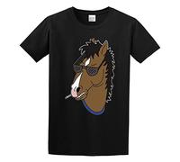 YeHongQing Famous in The 90S - Bojack Horseman T-Shirt Black M