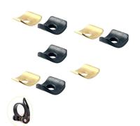 YehVeh Confezione da 8 guarnizioni di ricambio in plastica e rame, con rondella curva per reggisella della bicicletta, bullone a sgancio rapido, 28,6 mm, 31,8 mm, 34,9 mm, pezzi di ricambio