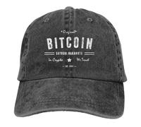 YEHWHCOAO Originali Satoshi BTC criptovalute Cappellini da Baseball con Cappellino Puntato Bitcoin criptovaluta Miners Meme Cappelli da Sole per Uomo
